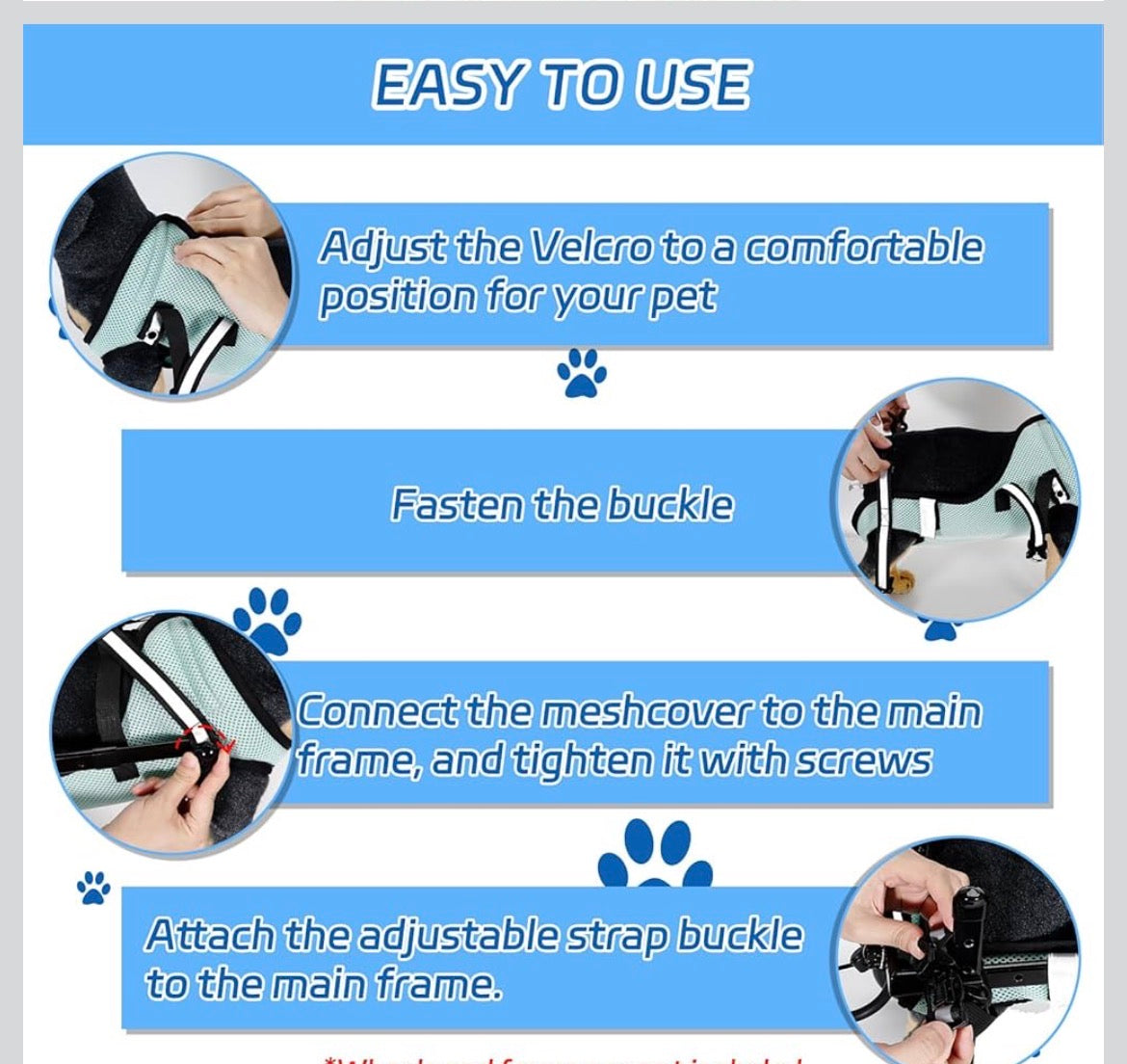 BECROWM Dog Wheelchair for Back Legs Adjustable Dog Wheelchairs with 2 Wheels Pet Doggy Wheelchairs with Disabled Hind Legs Walking-Dog Leg Brace and Hip Support Light Weight (S)