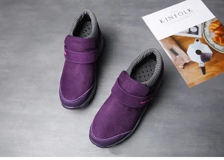 Warm Women's Cushion Sole Non-Slip Sports Shoes