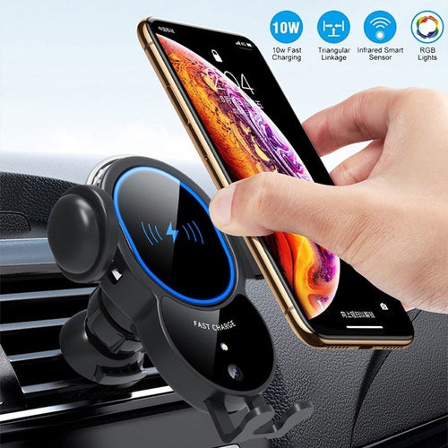 10W Wireless Automatic Clamping Mount Fast Charger For Your Car - Shaikat And Zuthi’s Tech Ideas