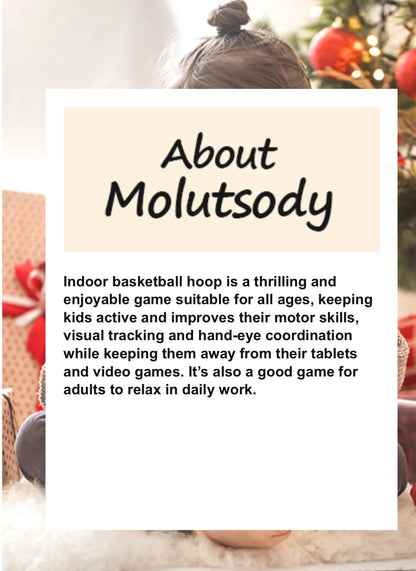 Basketball Hoop Indoor for Kids Over The Door Basketball Hoops with LED Lighting & Audio Scoreboard Mini Basketball Hoop Basketball Toys Gifts for 5 6 7 8 9 10 11 12 Year Old Boys Girls (Red)