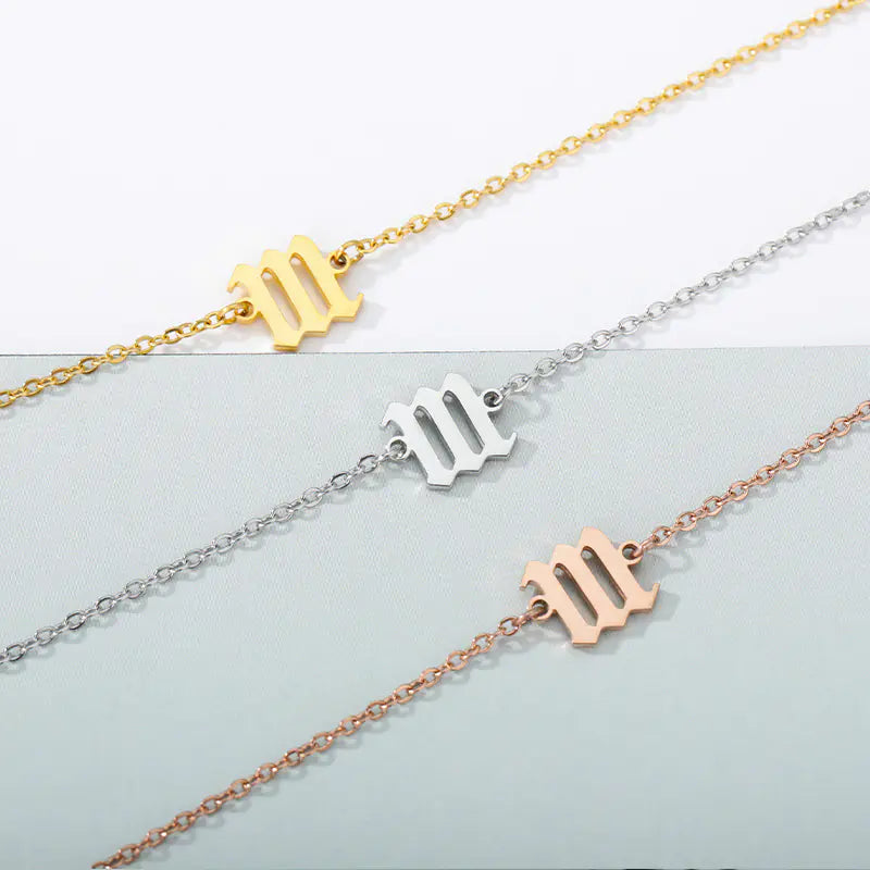 Stainless Steel Personal Lucky Angel Digital Bracelet