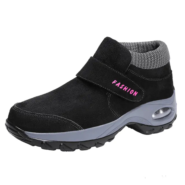 Warm Women's Cushion Sole Non-Slip Sports Shoes
