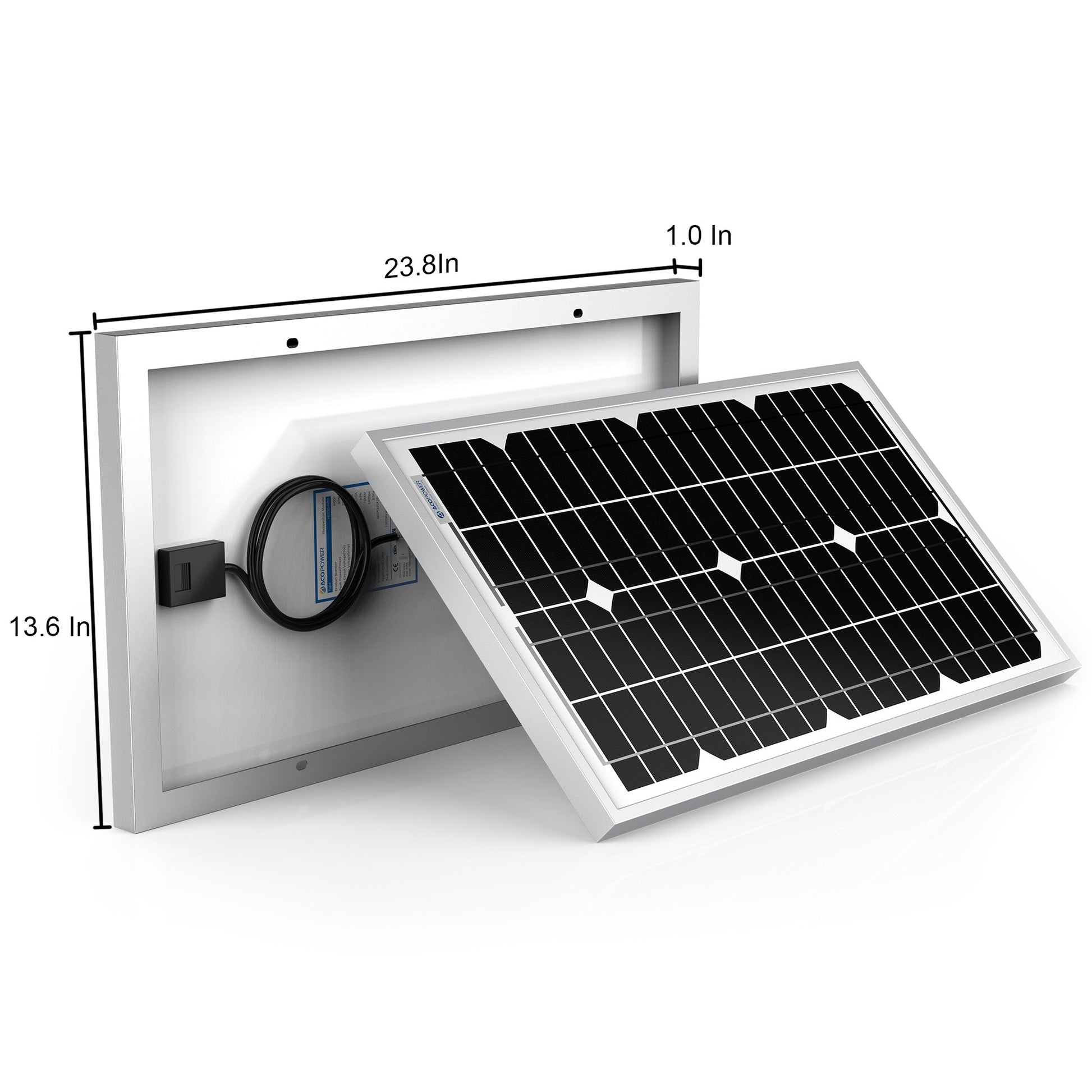 30 Watt 12 Volt Monocrystalline Solar Panel - Shaikat And Zuthi’s Tech Ideas