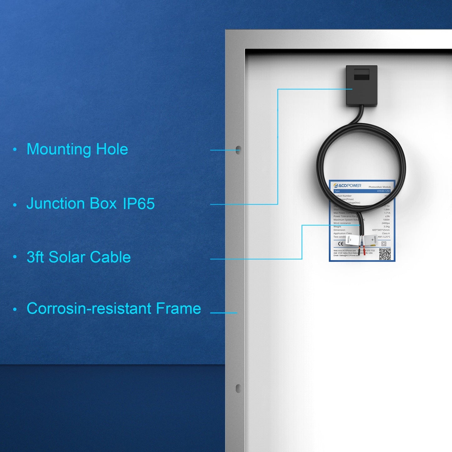 30 Watt 12 Volt Monocrystalline Solar Panel - Shaikat And Zuthi’s Tech Ideas