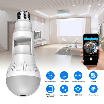 360° Panoramic Hidden Light Bulb Wifi Camera - Shaikat And Zuthi’s Tech Ideas