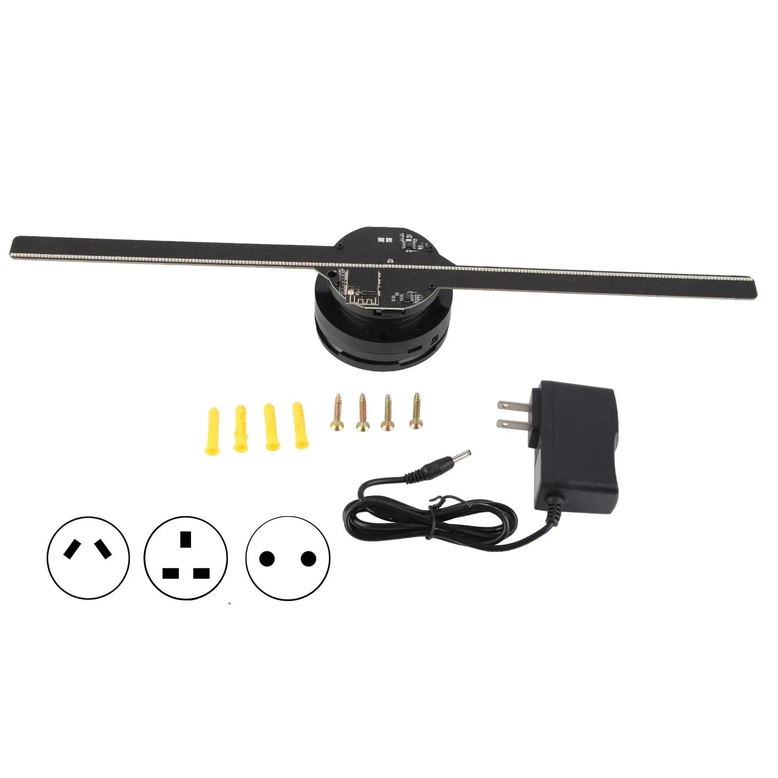 3D Hologram Fan 224 LED Light Beads - Shaikat And Zuthi’s Tech Ideas