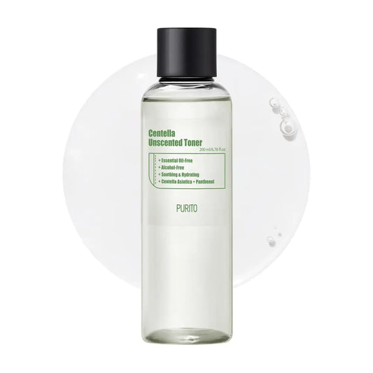 PURITO Centella Unscented Toner 200ml 6.76 fl.oz Korean Centella for Sensitive Skin Soothing Facial Toner for face K-Beauty Korean Skin Care