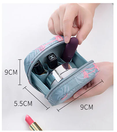 Portable Flamingo Cosmetic Organizer Bag