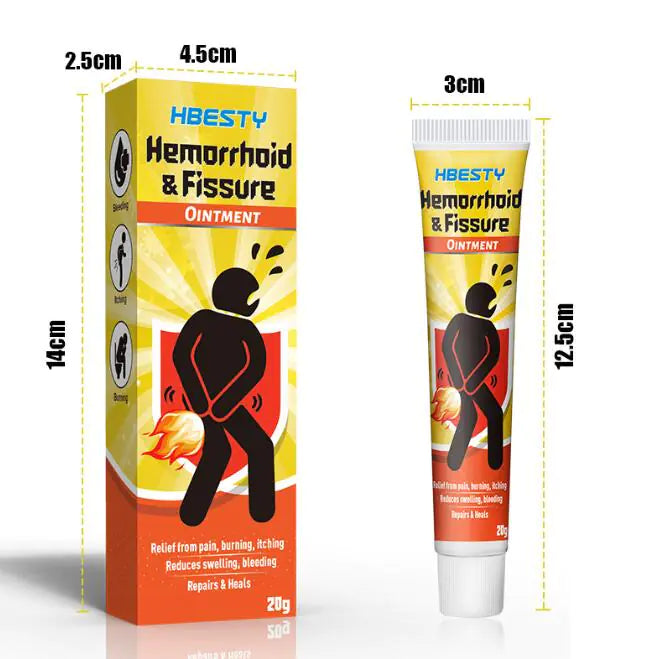 Unisex Herbal Hemorrhoids Health Cream and Compress