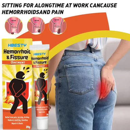 Unisex Herbal Hemorrhoids Health Cream and Compress
