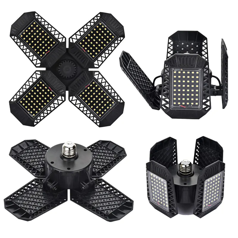 80W LED Garage Light with Folding Design