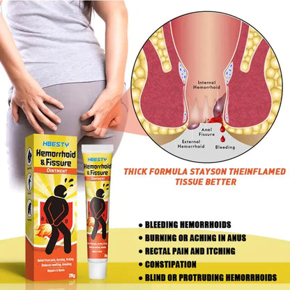 Unisex Herbal Hemorrhoids Health Cream and Compress