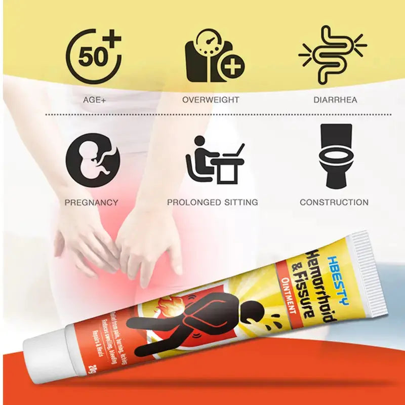 Unisex Herbal Hemorrhoids Health Cream and Compress