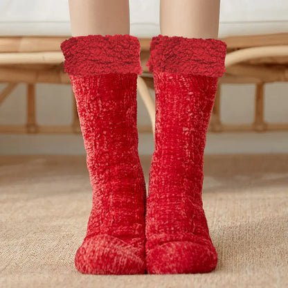 Plus Velvet Ladies Winter Warm Floor Sleeping Socks