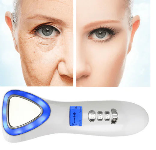 Hot and Cold Sonic Beauty Device with Ion Import Function