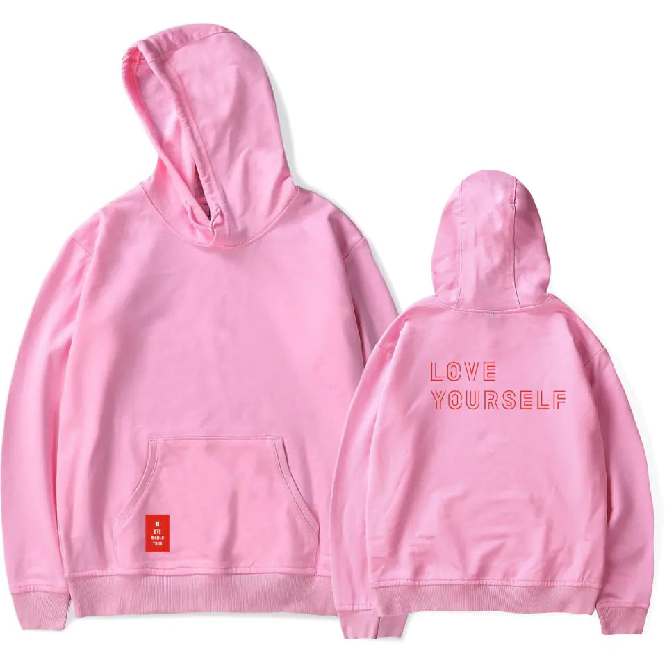 BTS Love Yourself Oversized Hoodie for Unisex