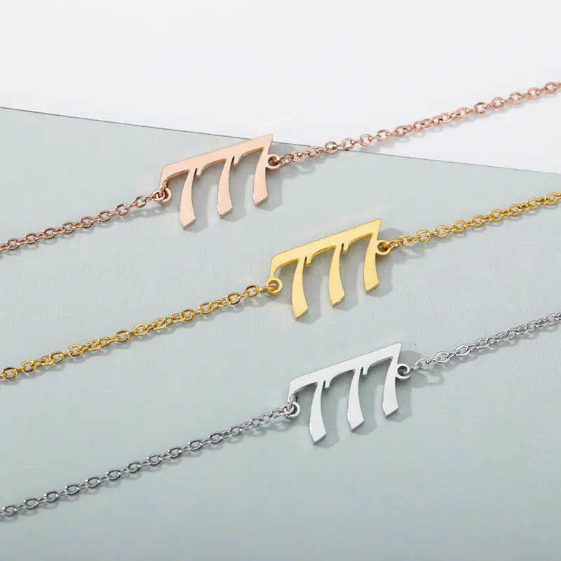 Stainless Steel Personal Lucky Angel Digital Bracelet