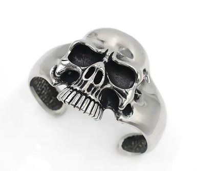 Retro Titanium Steel Men's Bracelet with Skull Design