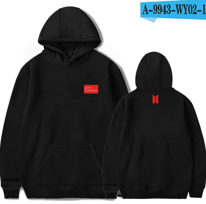 BTS Love Yourself Oversized Hoodie for Unisex