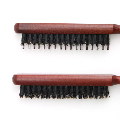 Cross-Border Three-Row Wooden Hair Styling Comb