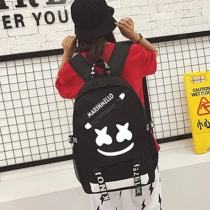 Glow-in-the-Dark Backpack for Students and Casual Use