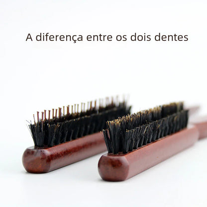 Cross-Border Three-Row Wooden Hair Styling Comb