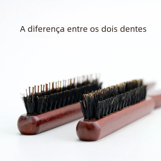Cross-Border Three-Row Wooden Hair Styling Comb