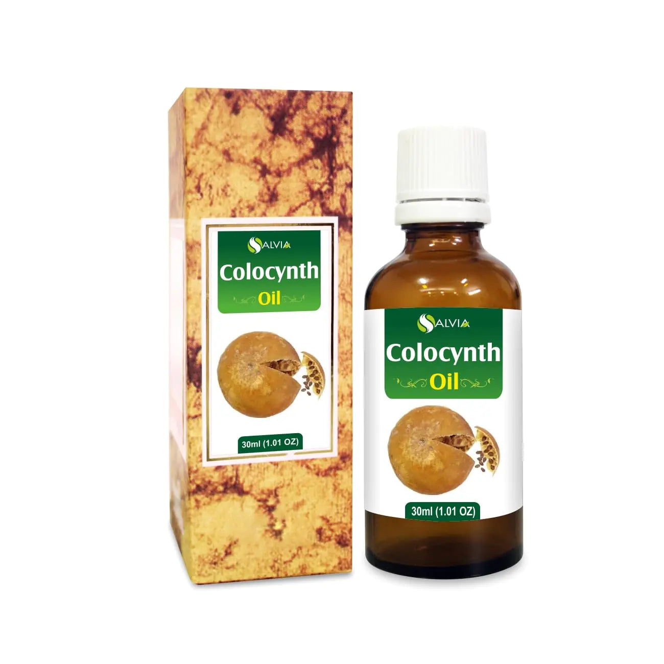 Colocynth Oil | Pure And Natural Cold-Pressed Oil | Hair Care (Hair Thickening Improve Scalp Health) Skin Care (Moisturizes & Nourishes)- Cosmetic Grade - 30 ML (1.01 Fl oz)