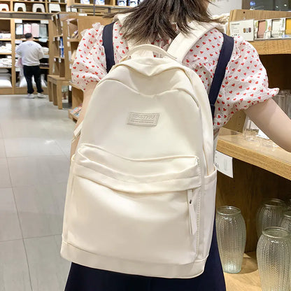 Stylish Minimalist Backpack for Students and Girls