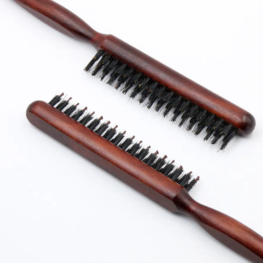 Cross-Border Three-Row Wooden Hair Styling Comb
