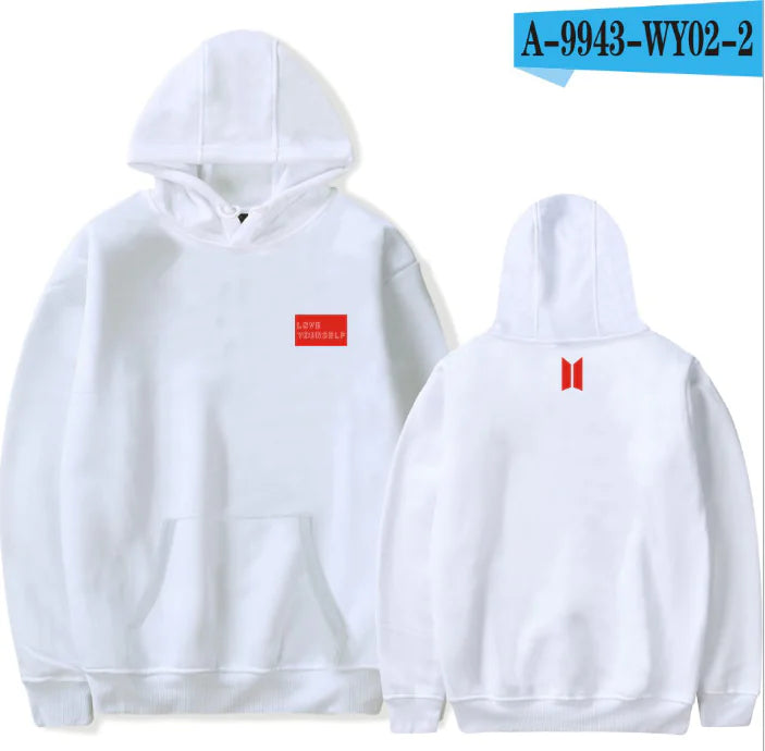 BTS Love Yourself Oversized Hoodie for Unisex