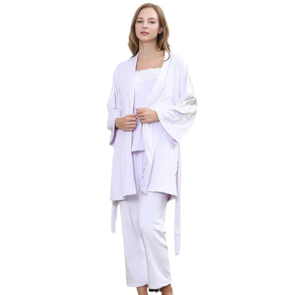 Spring Summer Nursing Pajama Set for New Mothers