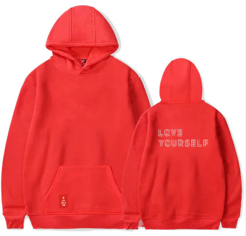 BTS Love Yourself Oversized Hoodie for Unisex