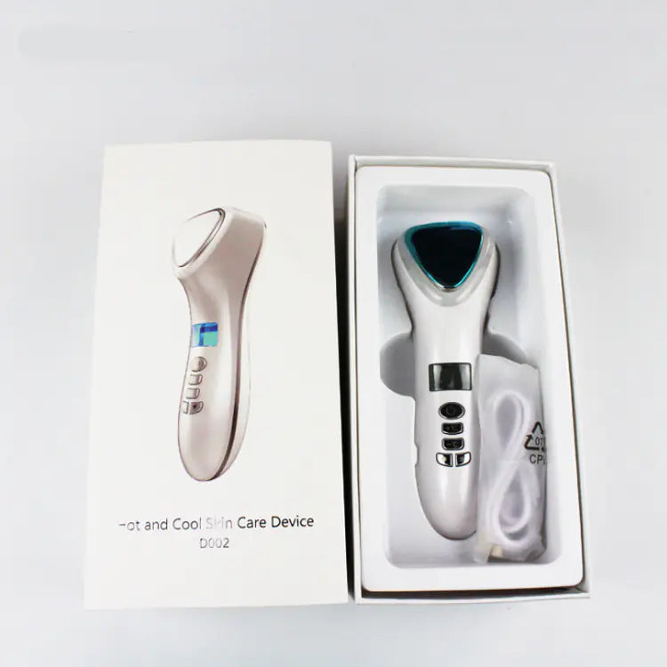 Hot and Cold Sonic Beauty Device with Ion Import Function