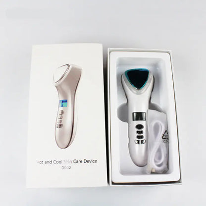 Hot and Cold Sonic Beauty Device with Ion Import Function
