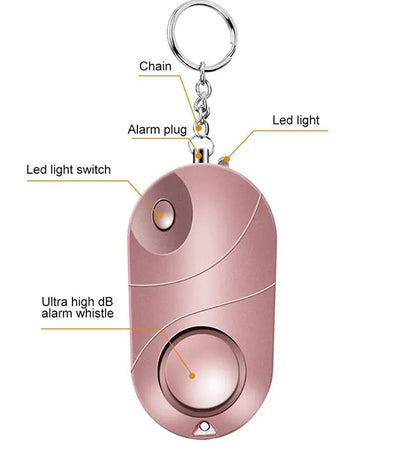 Multi-Color Personal Defense Flashlight with Light
