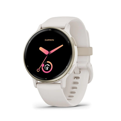 Garmin vívoactive 5 Health and Fitness GPS Smartwatch AMOLED Display Up to 11 Days of Battery Ivory