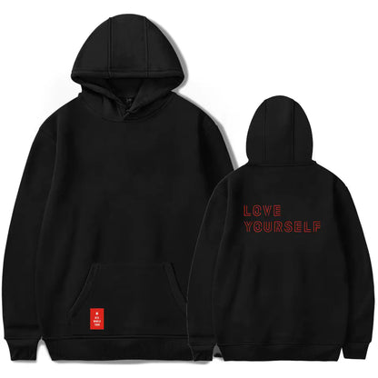 BTS Love Yourself Oversized Hoodie for Unisex