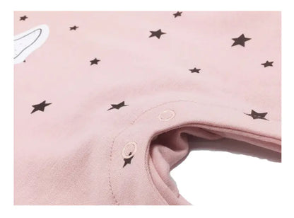 Baby Romper Long Sleeve Moon Stars Outfit for Infants
