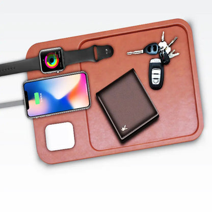 Catch All Tray Pod With 3 In 1 Smart Wireless Charger - Shaikat And Zuthi’s Tech Ideas