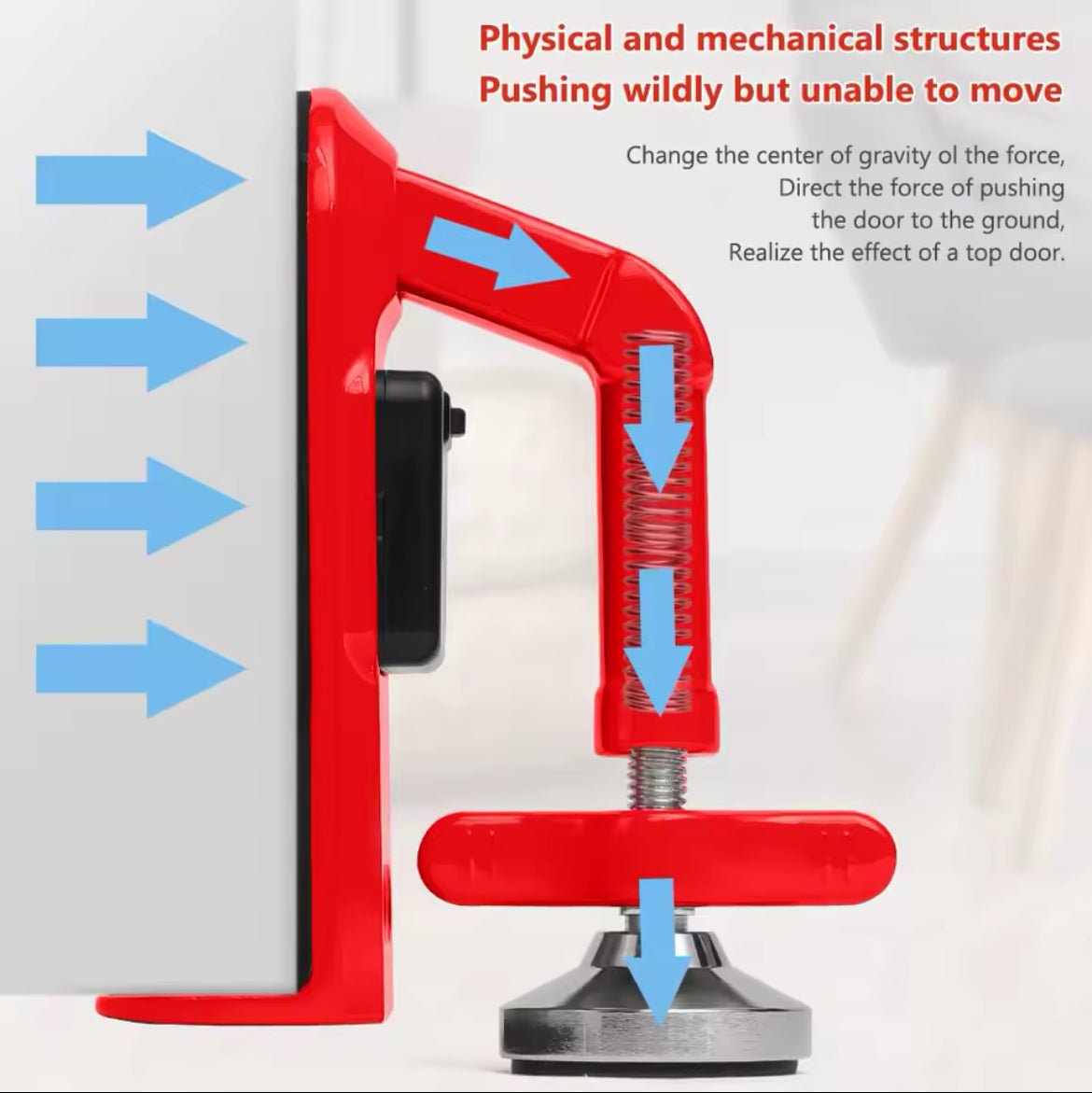 Door Stop Alarm,Portable Door Lock Brace,Adjustable Non - Slip Door Personal Protection Home Security for Hotel Travel - Shaikat And Zuthi’s Tech Ideas