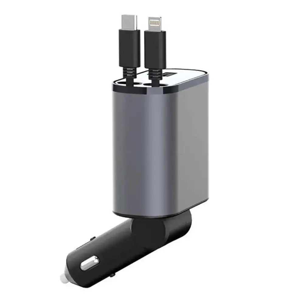 FAST 100W Car Phone Charger Lighter USB And TYPE - C Adapter - Shaikat And Zuthi’s Tech Ideas