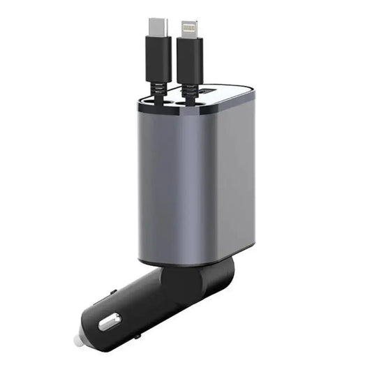 FAST 100W Car Phone Charger Lighter USB And TYPE - C Adapter - Shaikat And Zuthi’s Tech Ideas
