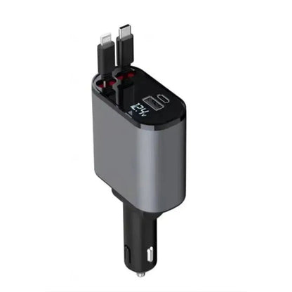 FAST 100W Car Phone Charger Lighter USB And TYPE - C Adapter - Shaikat And Zuthi’s Tech Ideas