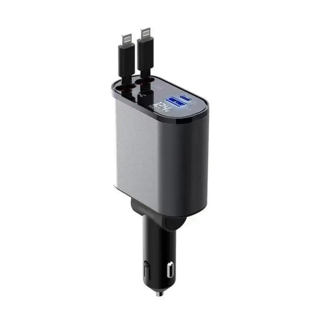 FAST 100W Car Phone Charger Lighter USB And TYPE - C Adapter - Shaikat And Zuthi’s Tech Ideas