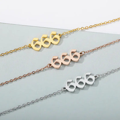 Stainless Steel Personal Lucky Angel Digital Bracelet