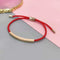 Rose Gold Red Rope
