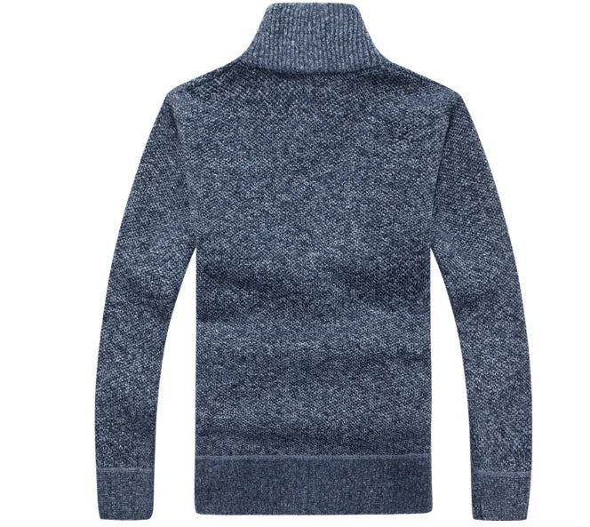 Men's Knit Cardigan Sweater, Thick and Fleece Lined - Shaikat And Zuthi’s Tech Ideas