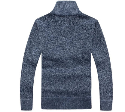Men's Knit Cardigan Sweater, Thick and Fleece Lined - Shaikat And Zuthi’s Tech Ideas