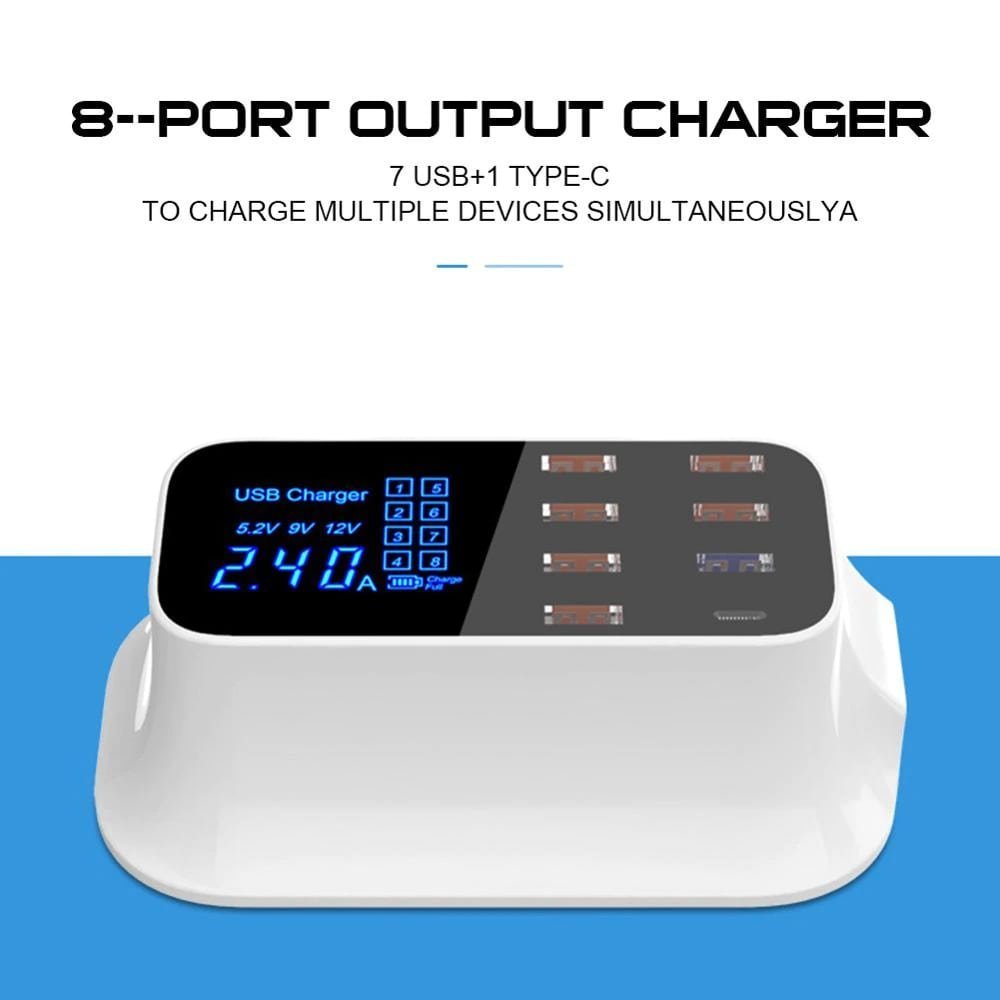 Multi - Port USB Charger Station Type C - Shaikat And Zuthi’s Tech Ideas